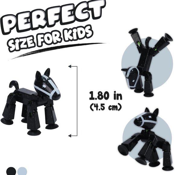 STIKBOT Zanimation What The Bot Special Action Figures and Animation Set, Includ - Picture 5 of 7